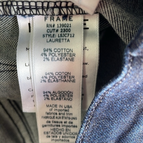 Frame Denim Le Skinny de Jeanne Crop Jeans - Picture 6 of 7